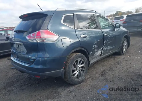 2014 Nissan Rogue Sl из США, поврежденный, VIN 5N1AT2MV4EC812660